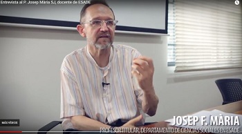 Entrevista al P. Josep F. Mària Serrano SJ, economista de ESADE